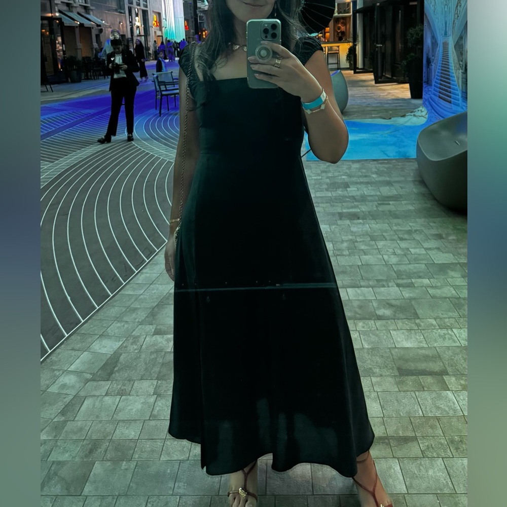 Zara Black Midi Dress